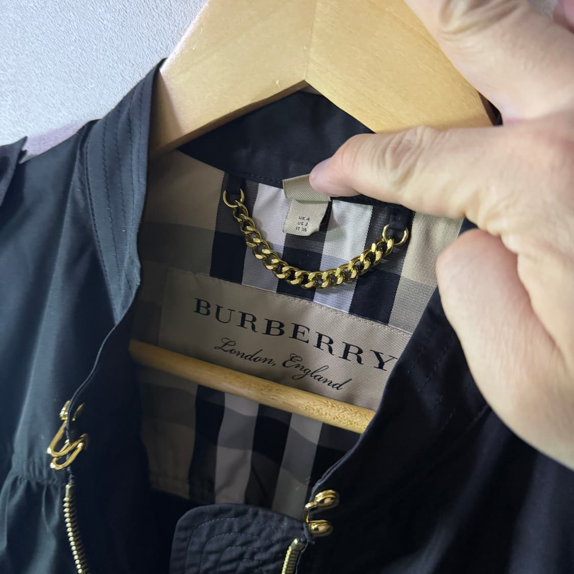 버버리 여성 폴리 견장 코트 (표기사이즈 US2, 55정도) 상품이미지3