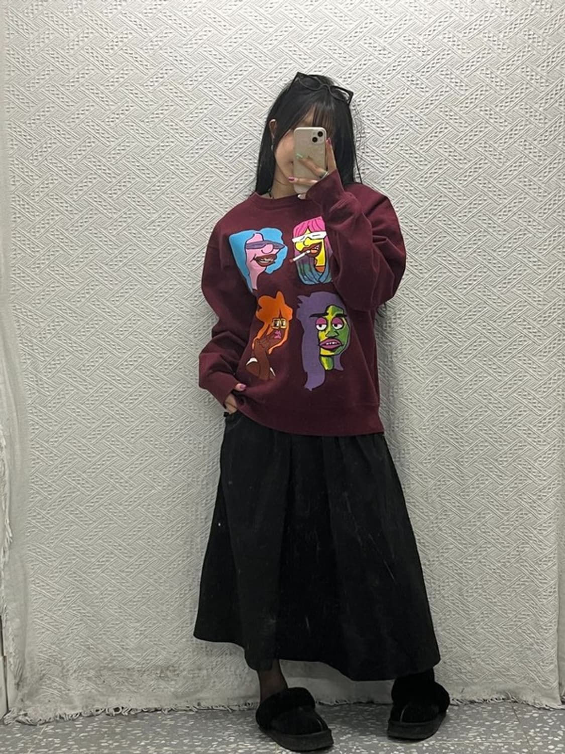 슈프림 올드스쿨 곤즈 헤드 크루넥 기모 맨투맨 XL C06606 상품이미지2