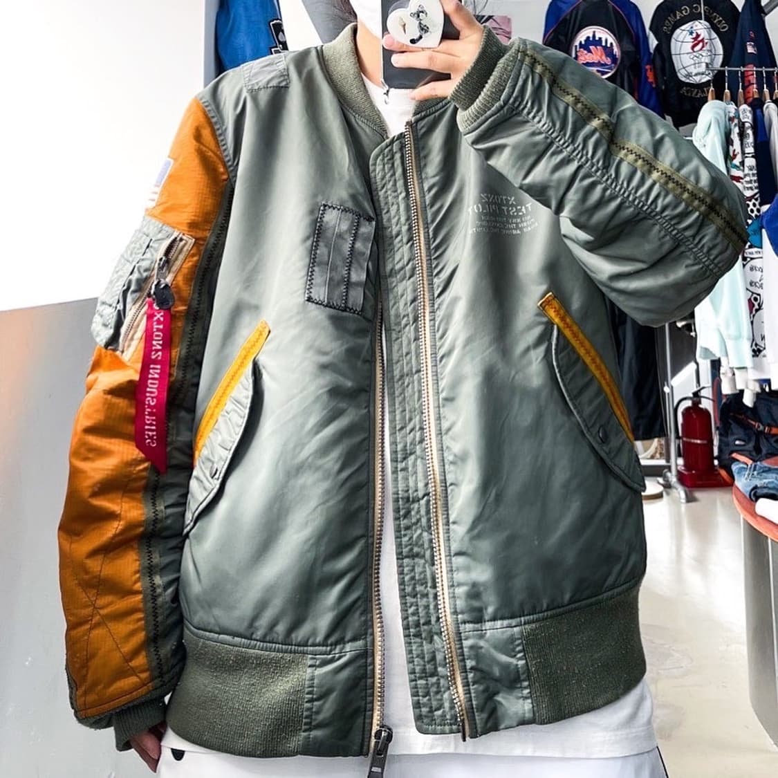 엑스톤즈 톰캣 MA-1 리플렉티브 플라이트 자켓 상품이미지1