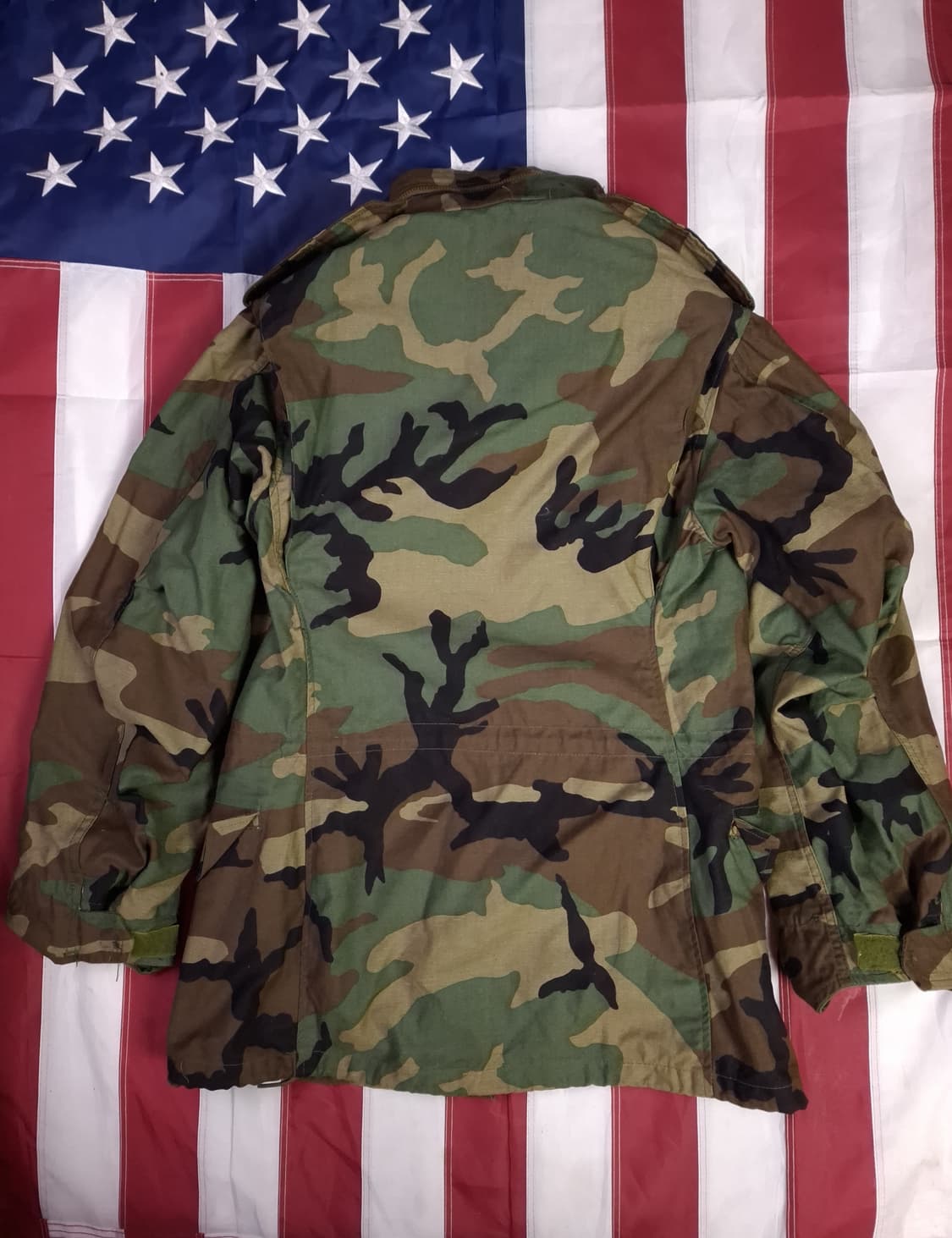 특A 오리지날 80's 미군 우드랜드 초기형 M-65 필드야상 상품이미지6