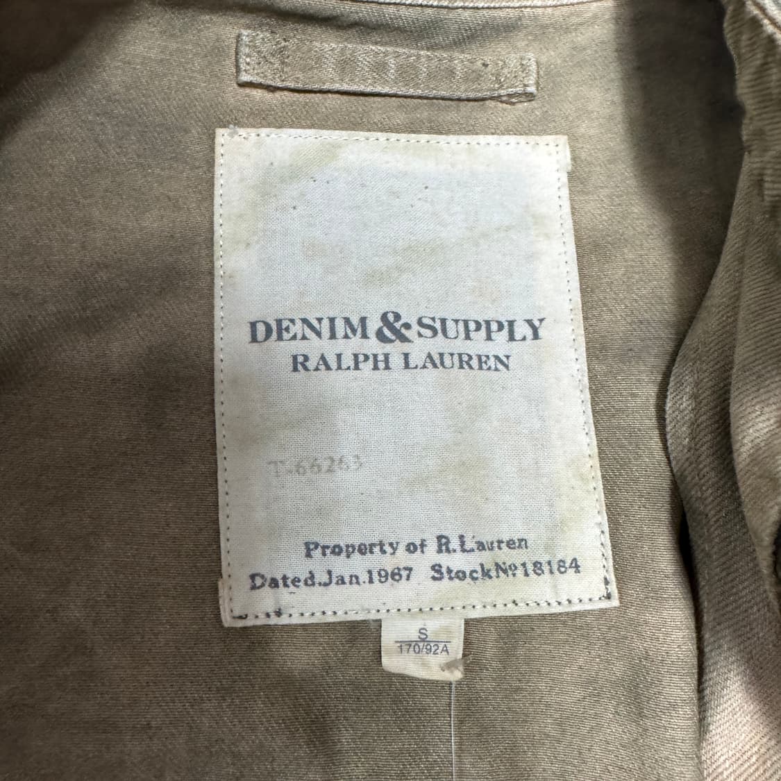 폴로 데님앤서플라이 랄프로렌 데님자켓 S사이즈 상품이미지4