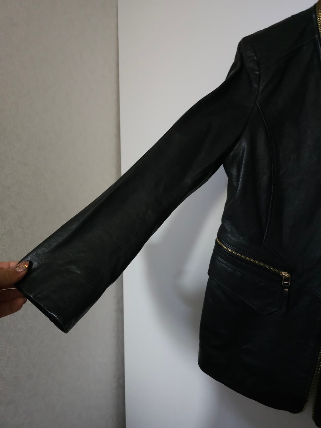 ROBO 블랙 양가죽 자켓 상품이미지3