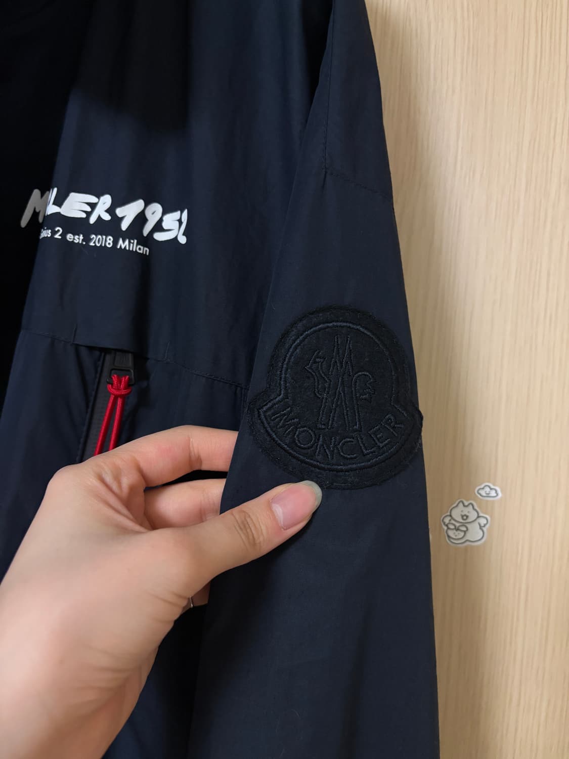 몽클레어 남성 지니어스 라인 네이비 3사이즈 상품이미지4