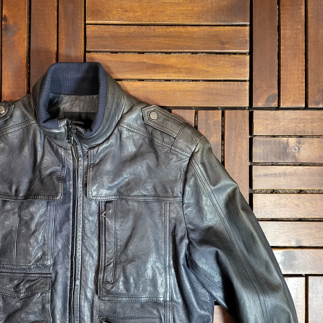 L'UOMO 레더 자켓 (100) 상품이미지4