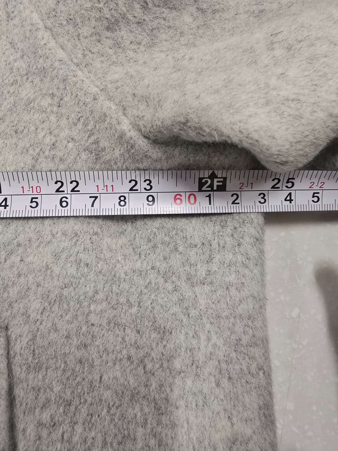 타미힐피거 울 혼방 숏 코트 그레이 상품이미지7