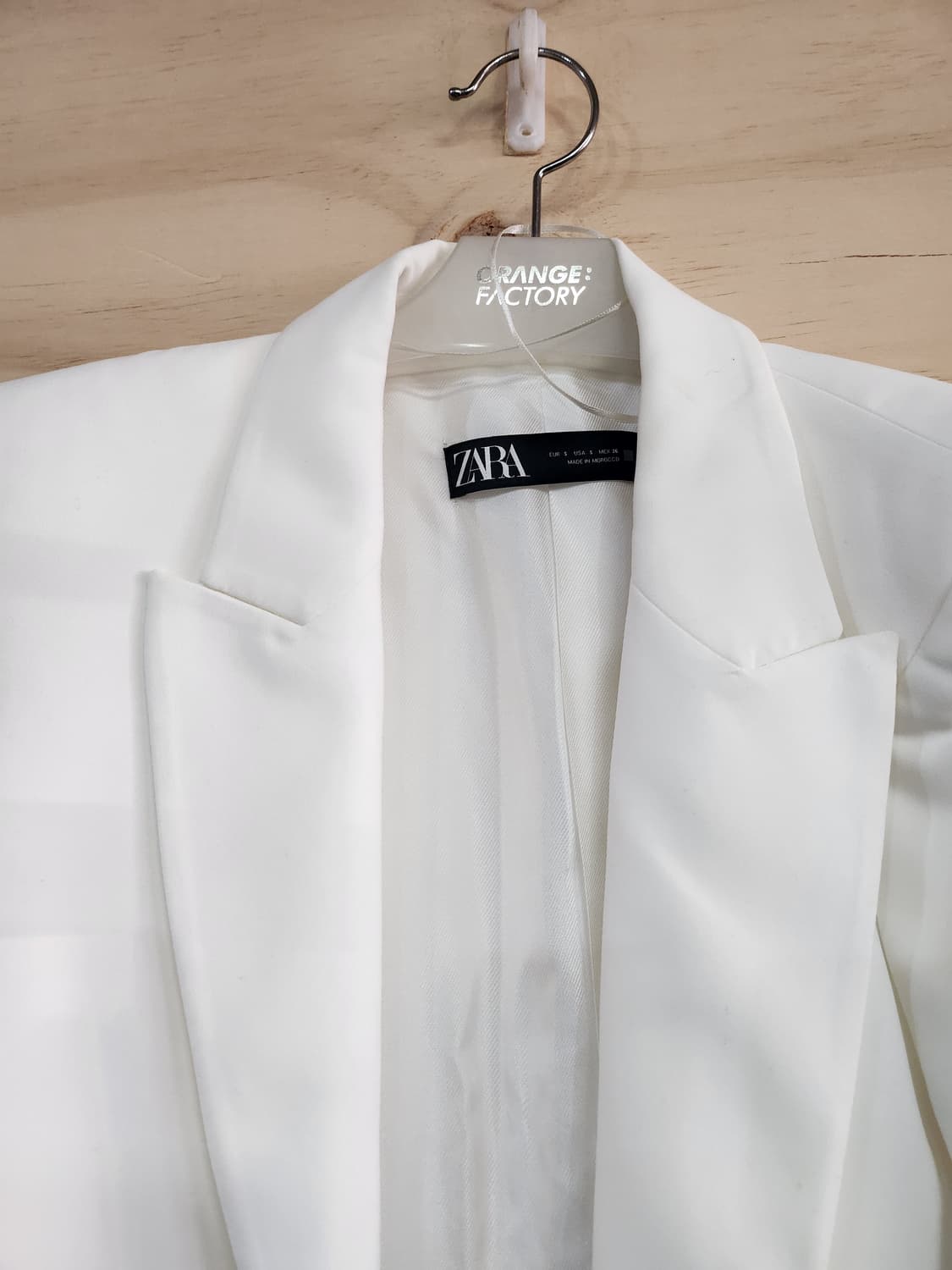 472) 자라 ZARA 롤업 슬리브 오버핏 자켓 상품이미지5