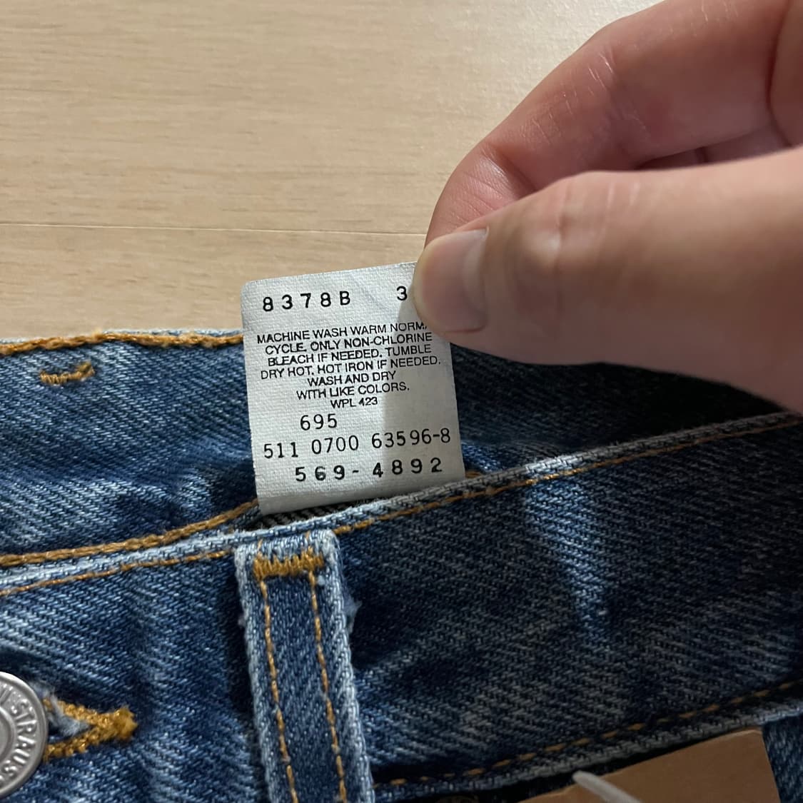 [31X30] 빈티지 usa 리바이스 569 데드스탁 상품이미지3