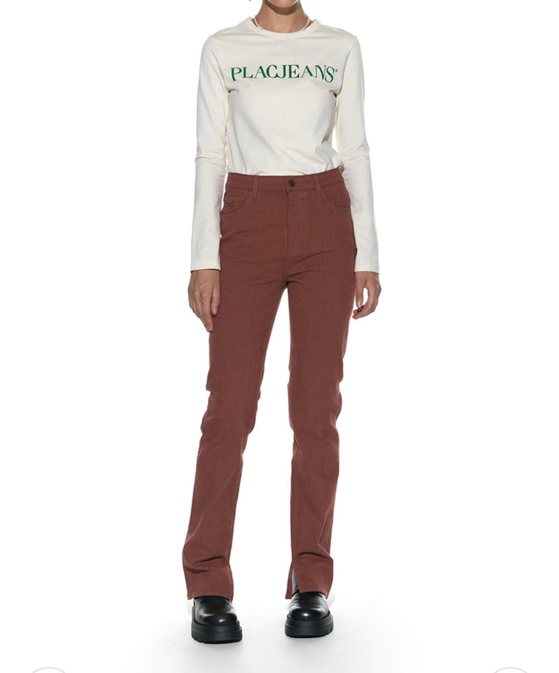 PLAC 플랙 하트 T80 코튼팬츠 상품이미지1