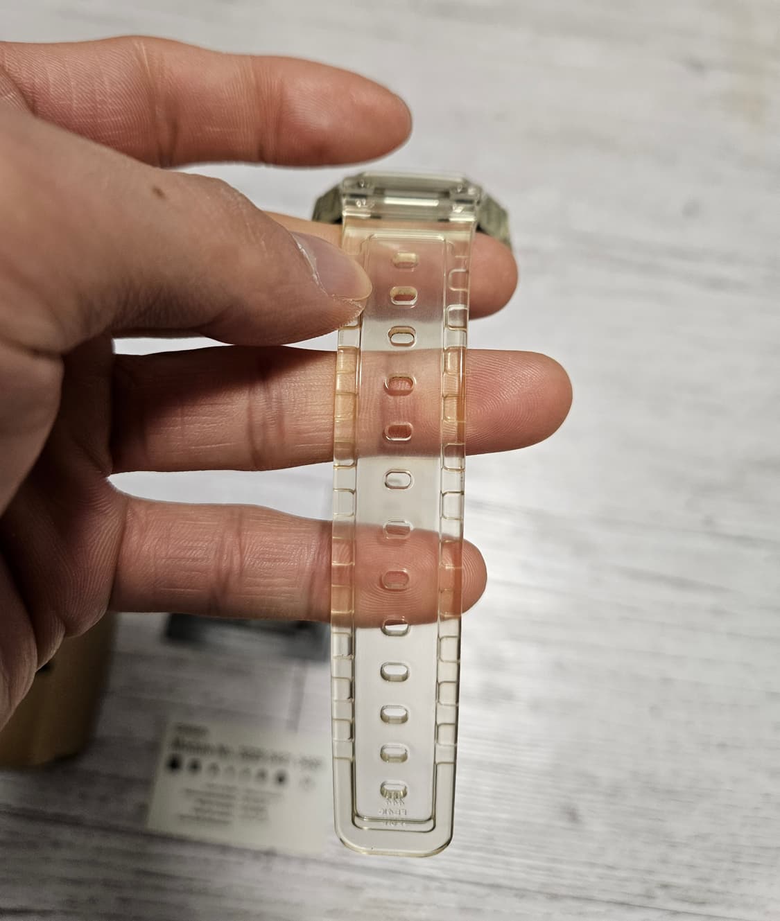 지샥x디스이즈네버댓 DW-5600TINT23-7DF 스켈레톤 상품이미지5