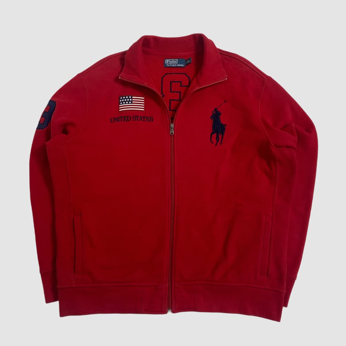 폴로 빅포니 usa 성조기 집업 상품이미지2