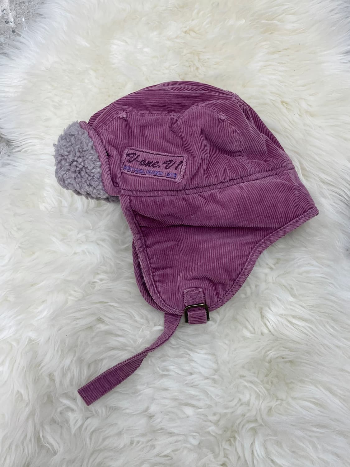 핑크 코듀로이 트루퍼햇💘 상품이미지1