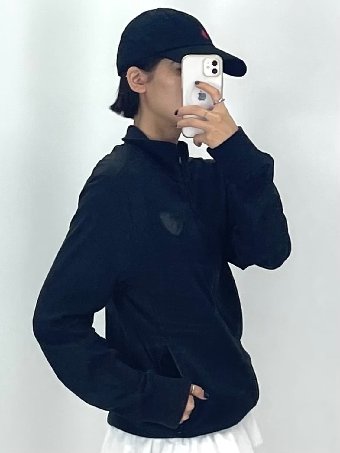 [L]폴로 블랙 여성 집업소소CH776 상품이미지2