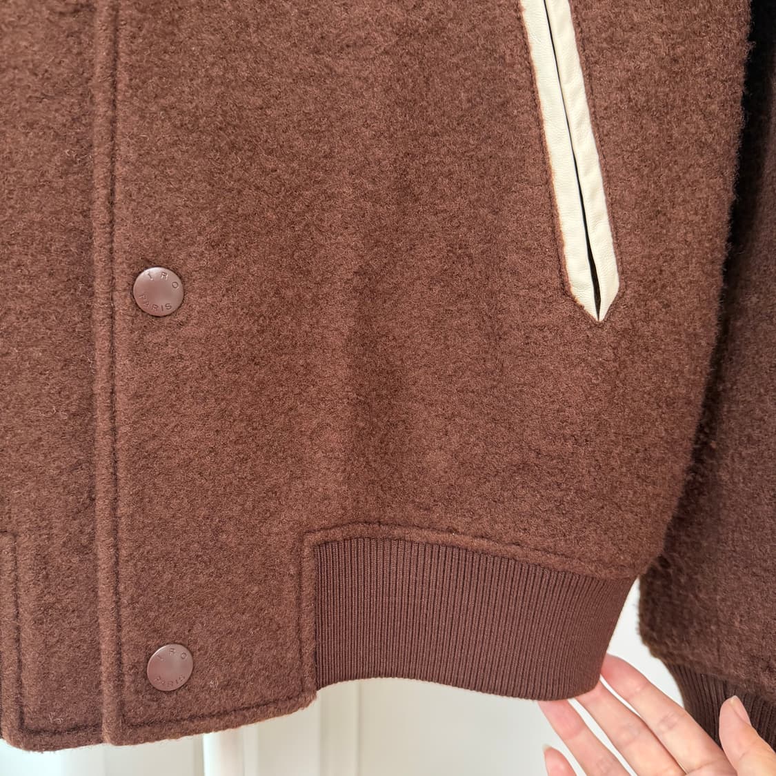 IRO 이로 울 바시티 자켓 M 상품이미지6