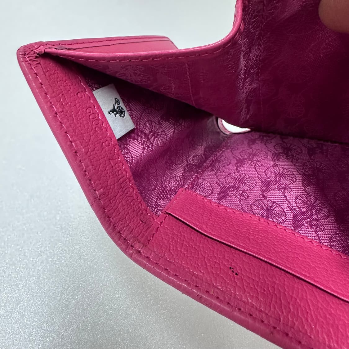 Beanpole 빈폴 핑크 미니 키링 3단 지갑 상품이미지9