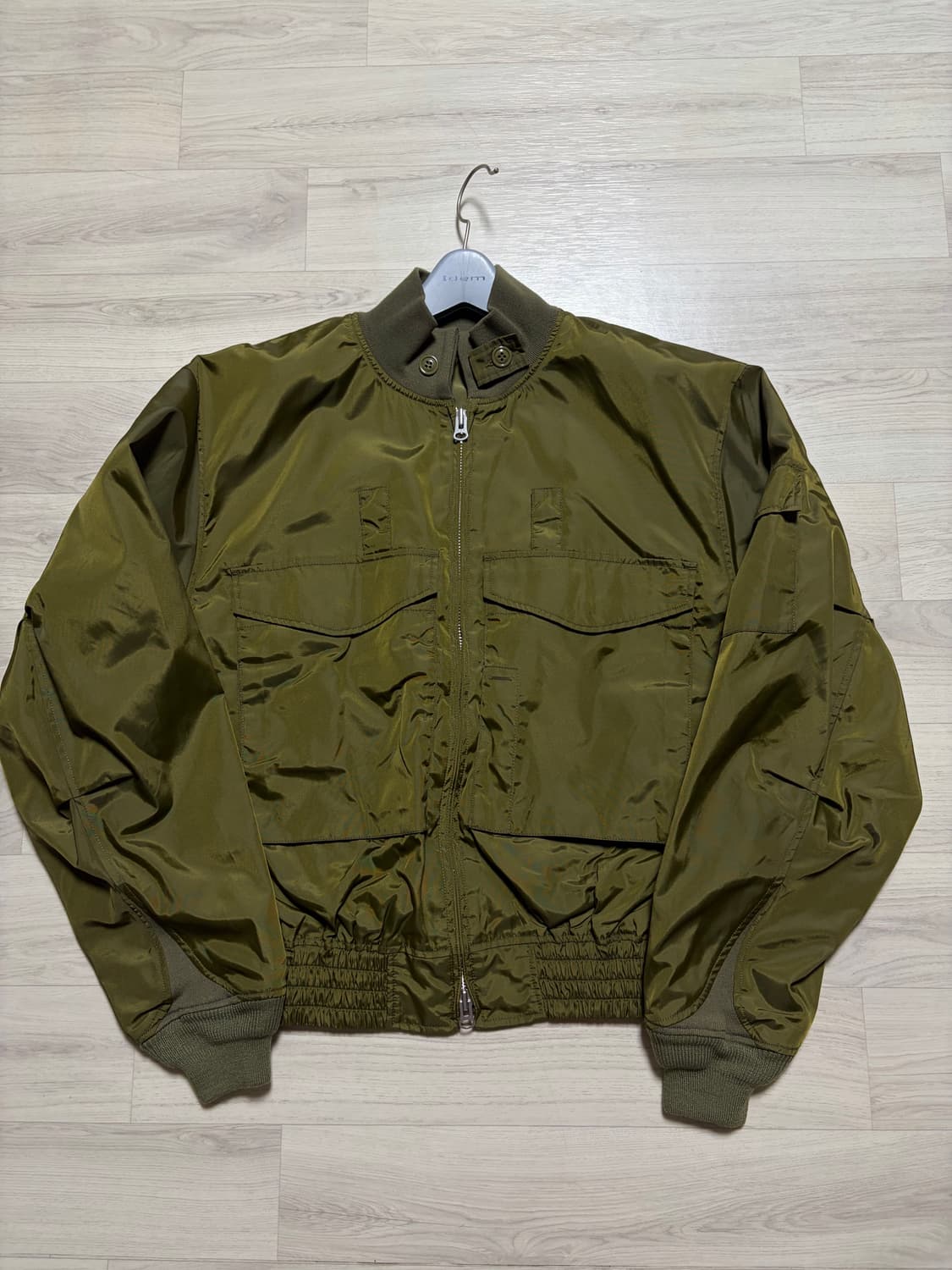 올리브드랩서비스 ODS 크루맨웹 자켓 올리브 M사이즈 판매 상품이미지1