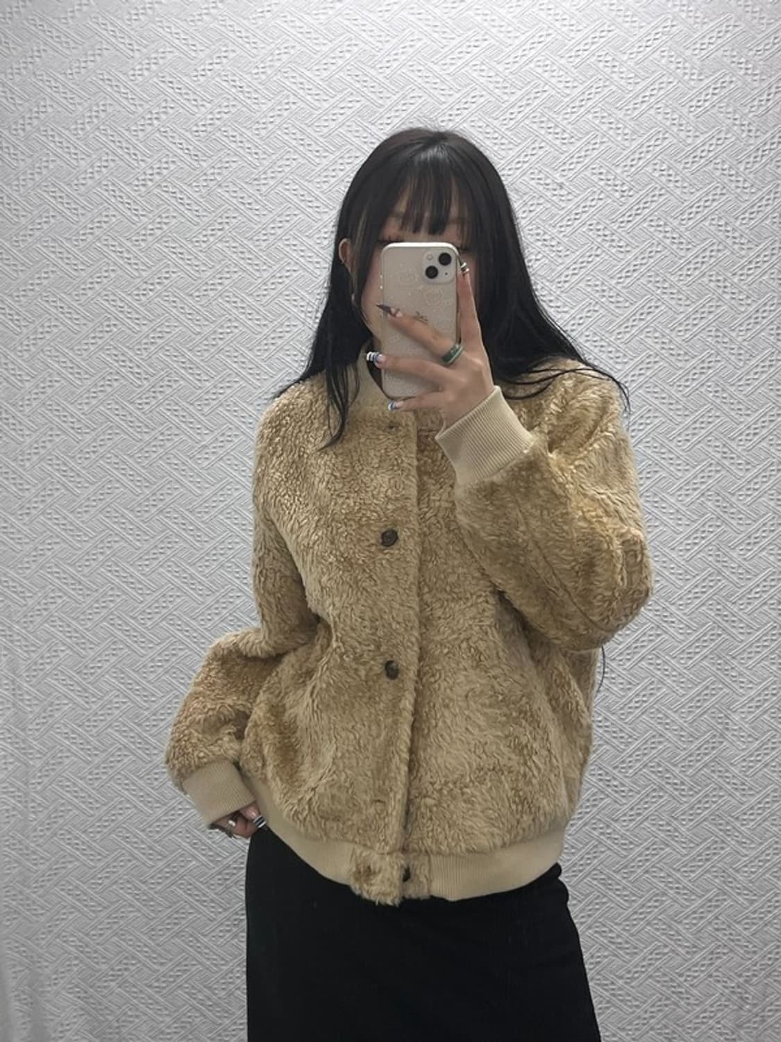 유니클로 이네스 드 라 프라상쥬 폭닥 양털 자켓 XL C07642 상품이미지2