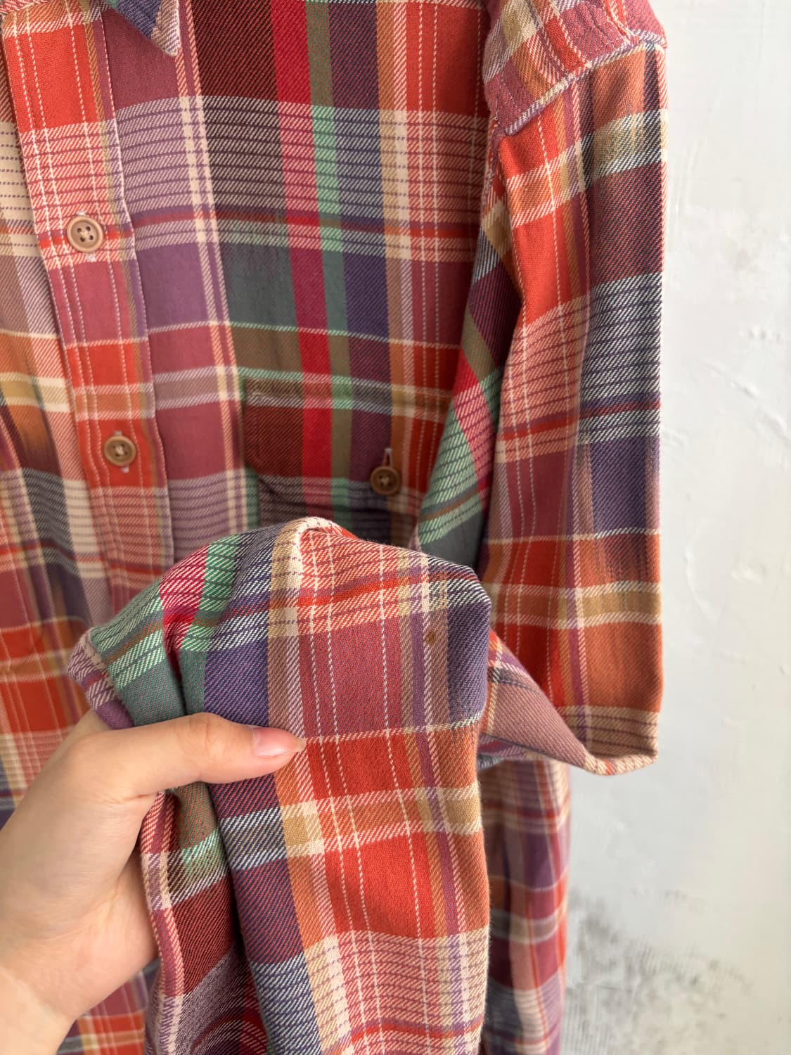  Polo 폴로 랄프로렌 체크 패턴 투포켓 견장버튼 코튼 셔츠  ﻿ 상품이미지9