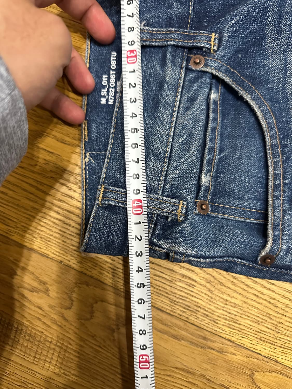 셀린느 Washed Working Skinny Jeans (indigo) 상품이미지6