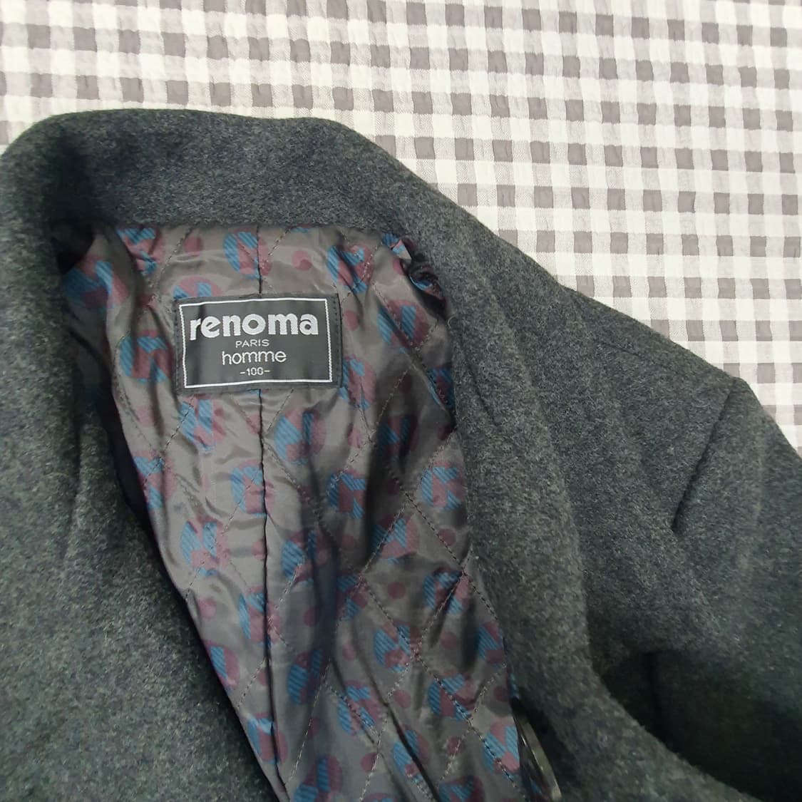 레노마 퀼팅 하프 코트 남자95 상품이미지6