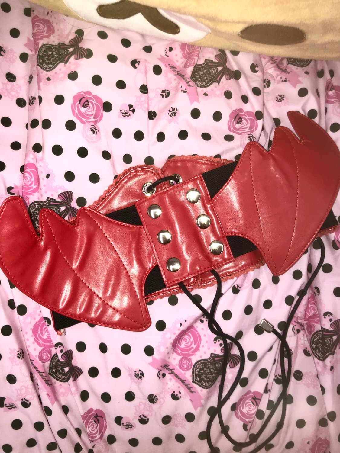 chuchuA 일본 빈티지 악마 코르셋 벨트 니혼진 갸루 오네 펑크 고스 상품이미지2