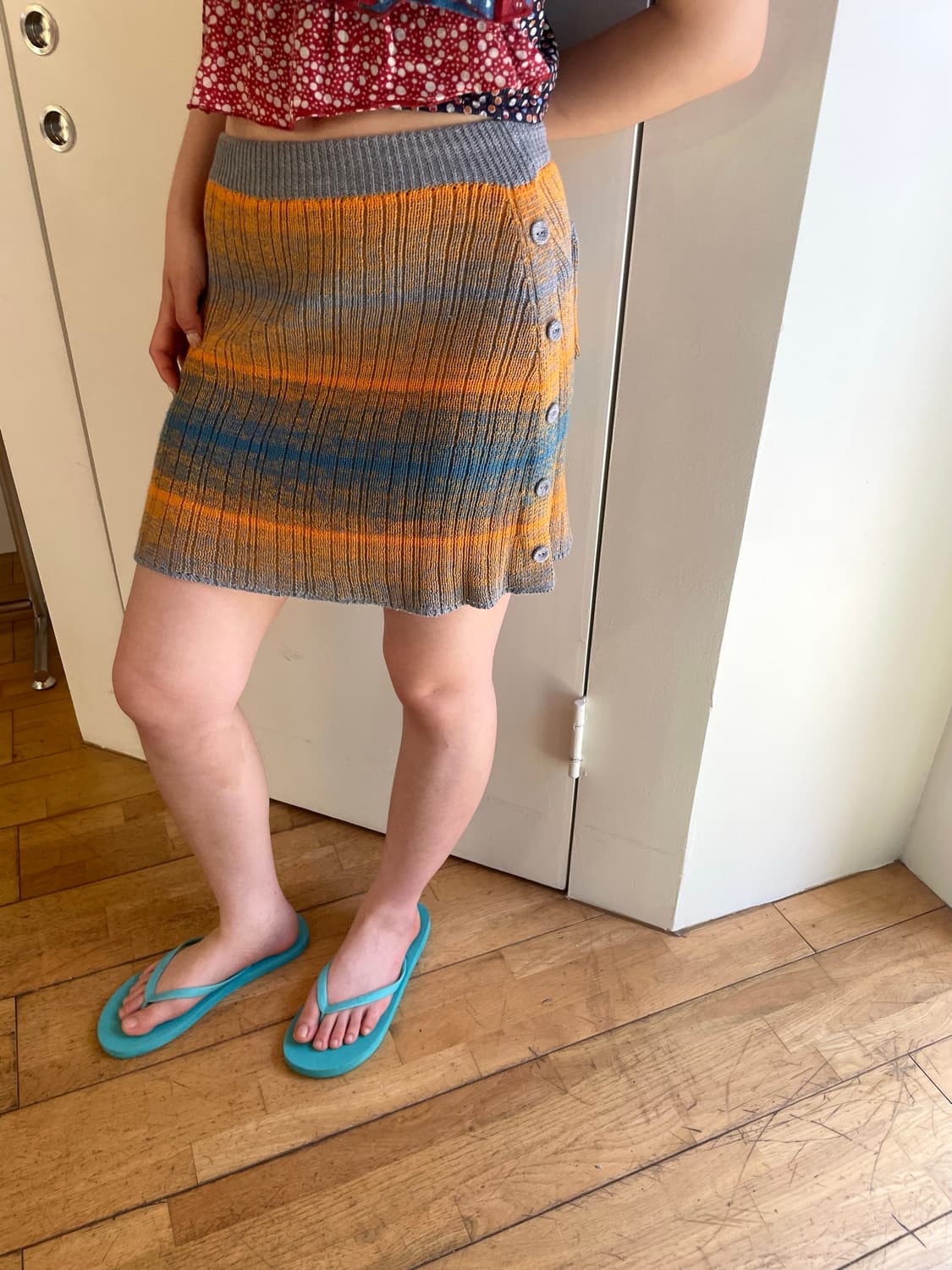 summer knit skirt 상품이미지1