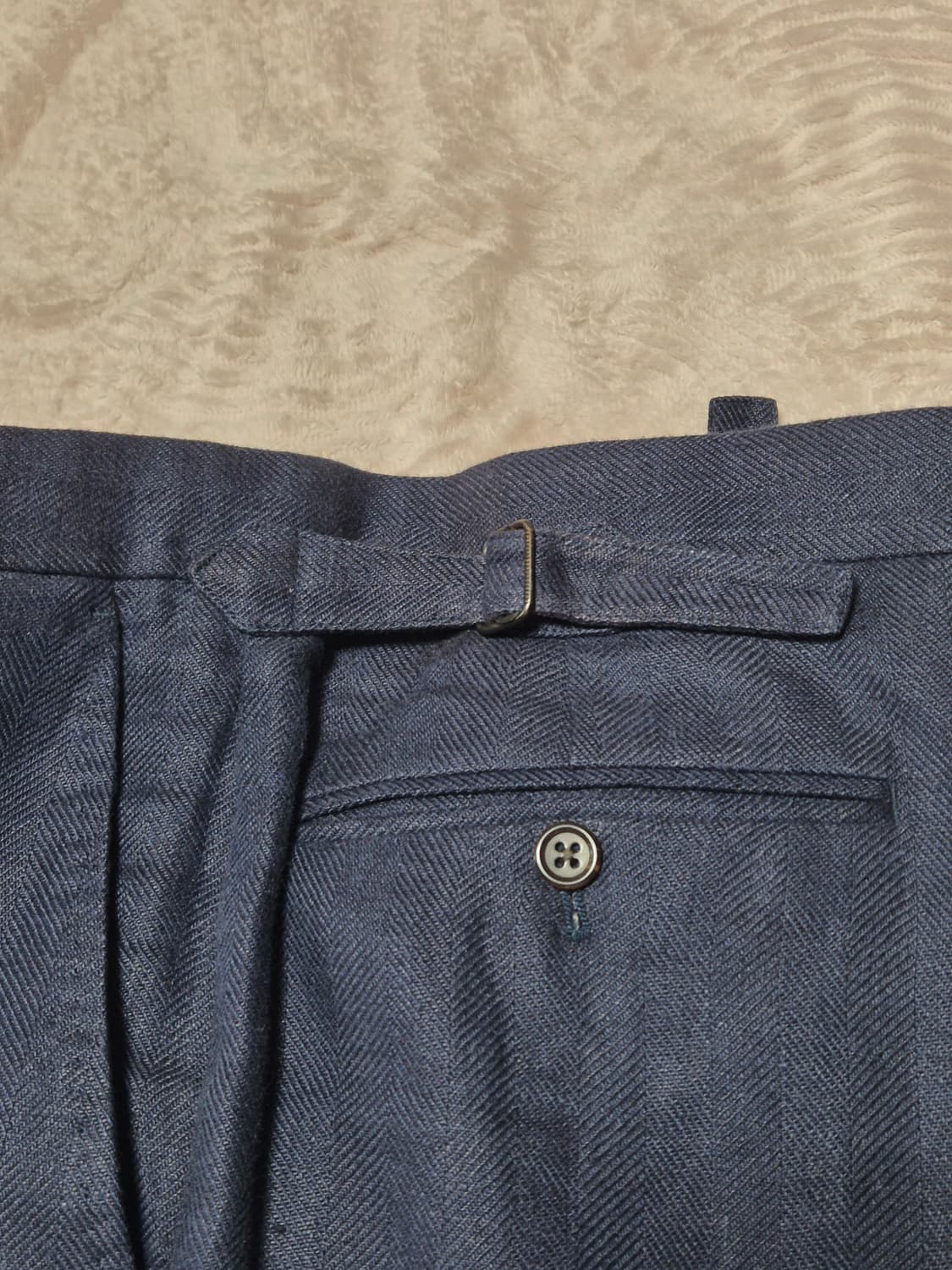 폴로 헤링본 슬랙스 32사이즈 상품이미지3