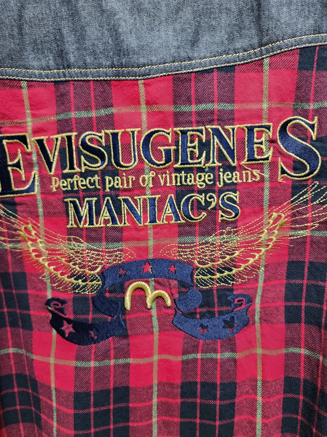 EVISU 에비수 글리터스티치 셔츠 상품이미지5
