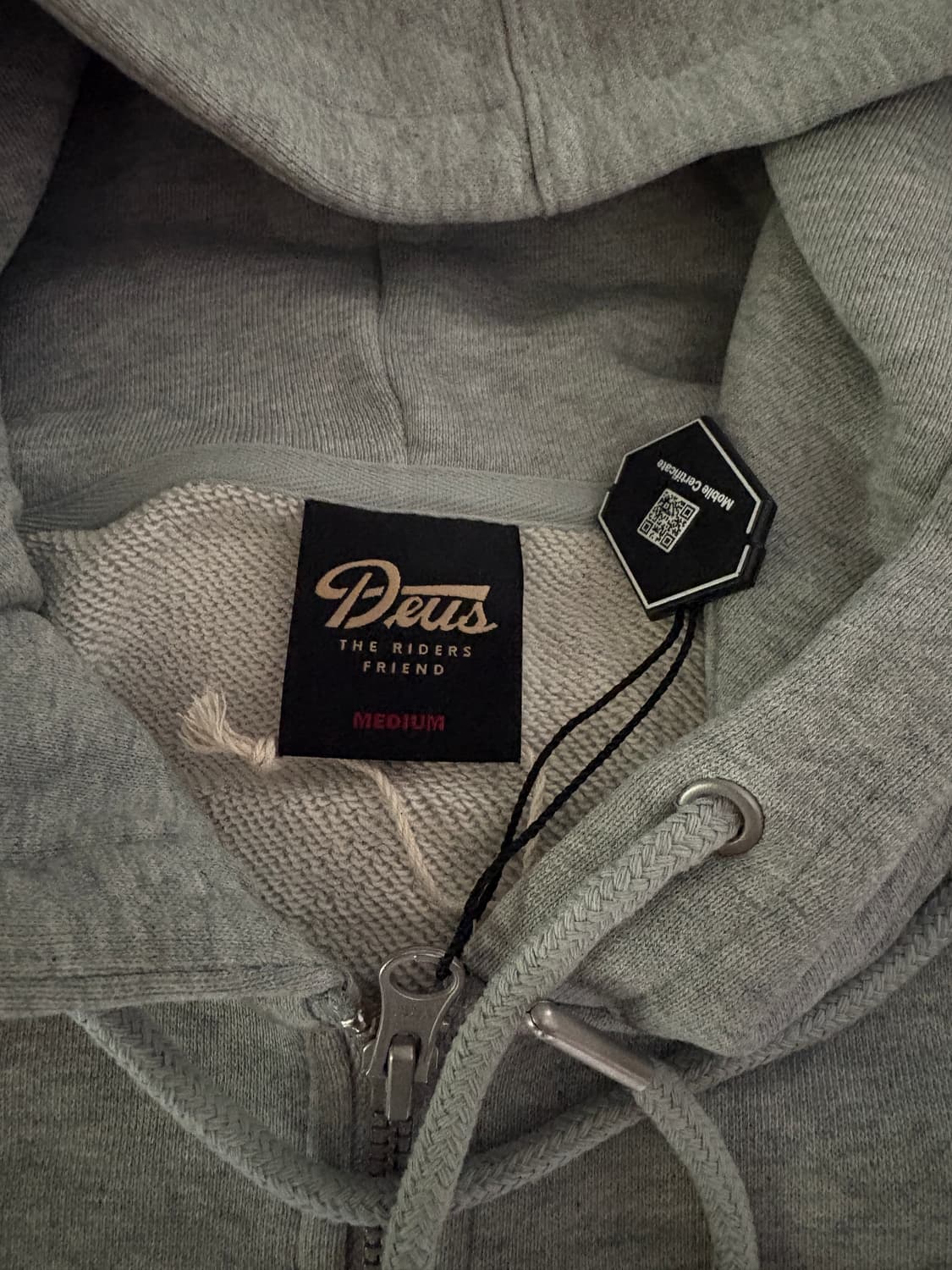 데우스 엑스 마키나 드리프터 후드 집업 미디움 그레이 상품이미지4