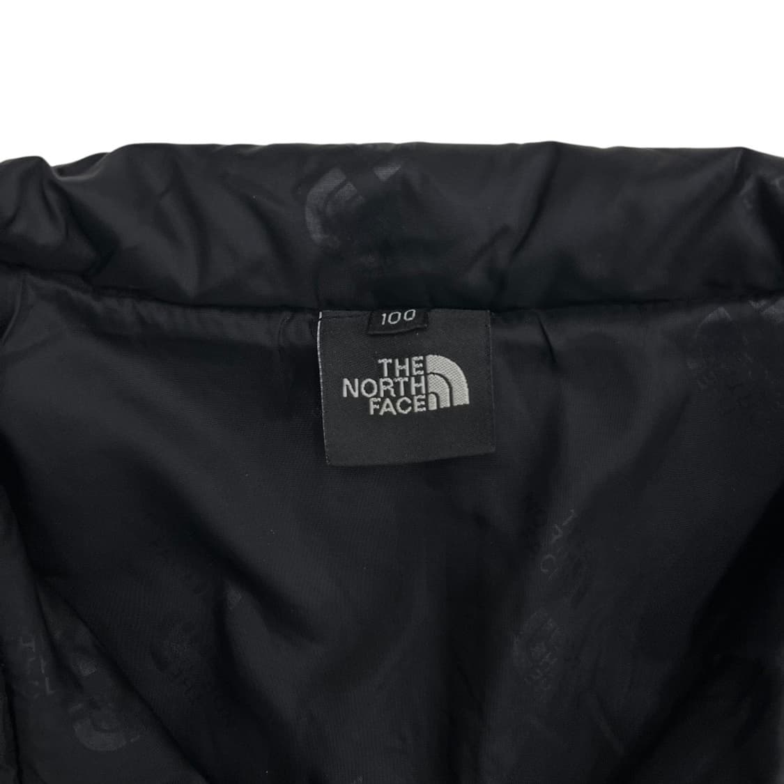 노스페이스 블랙 경량 패딩 100 상품이미지6