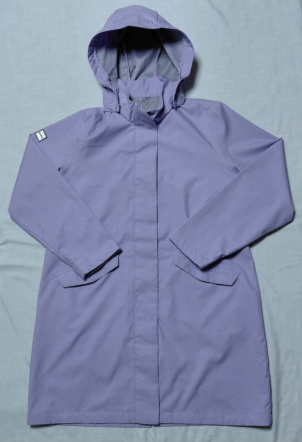 [Jeep/XL] 지프 여성 3레이어 기능성 롱 바람막이 자켓 (퍼플) 상품이미지1