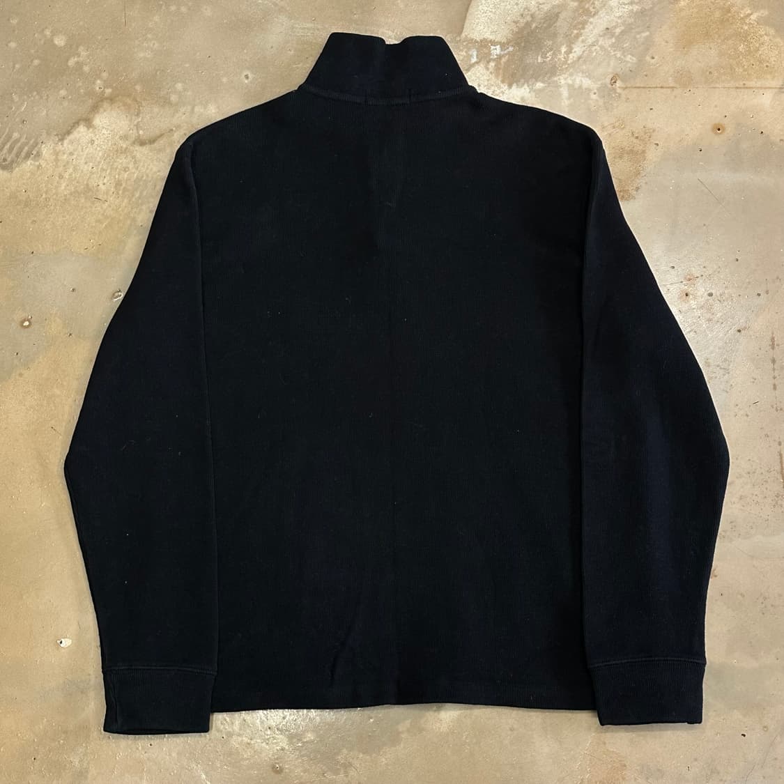 M 폴로랄프로렌 코튼 블랙 반집업 니트  상품이미지3