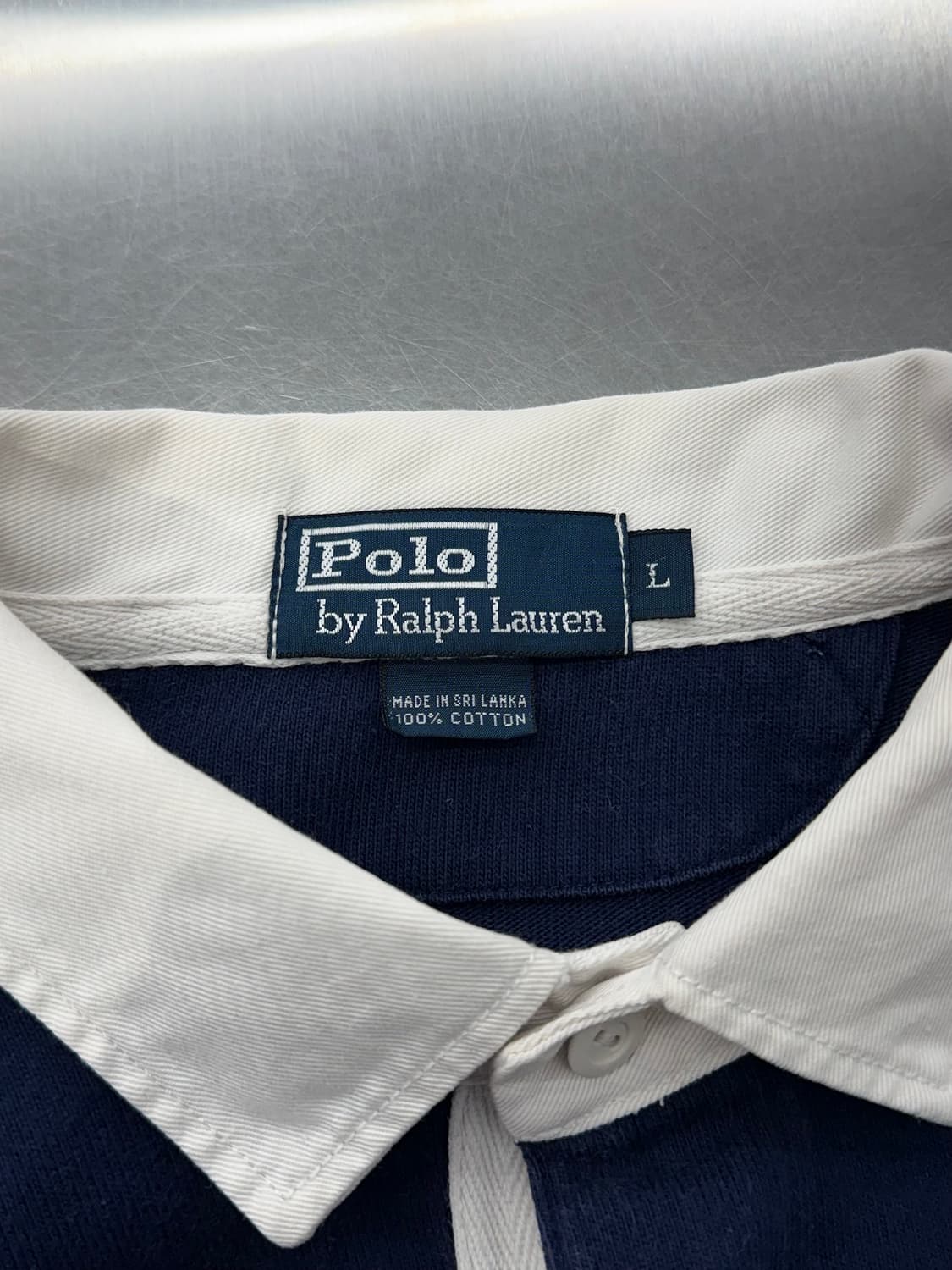 폴로 랄프로렌 엘보 패치 스트라이프 포니 럭비 셔츠 상품이미지7