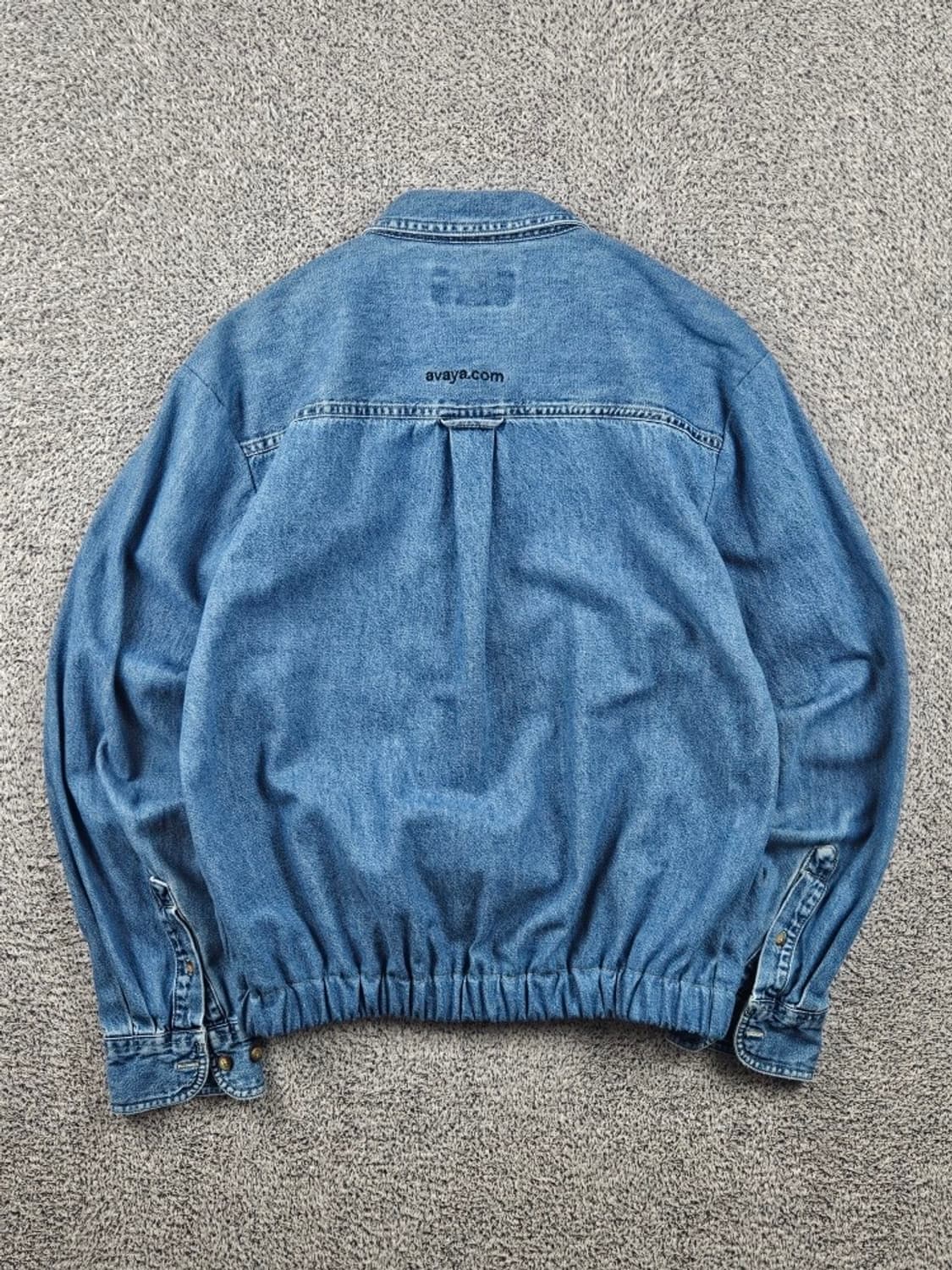 SWINGSTER 크롭 밴딩 커스텀 데님 셔츠 ( XL ) / 11638 상품이미지5