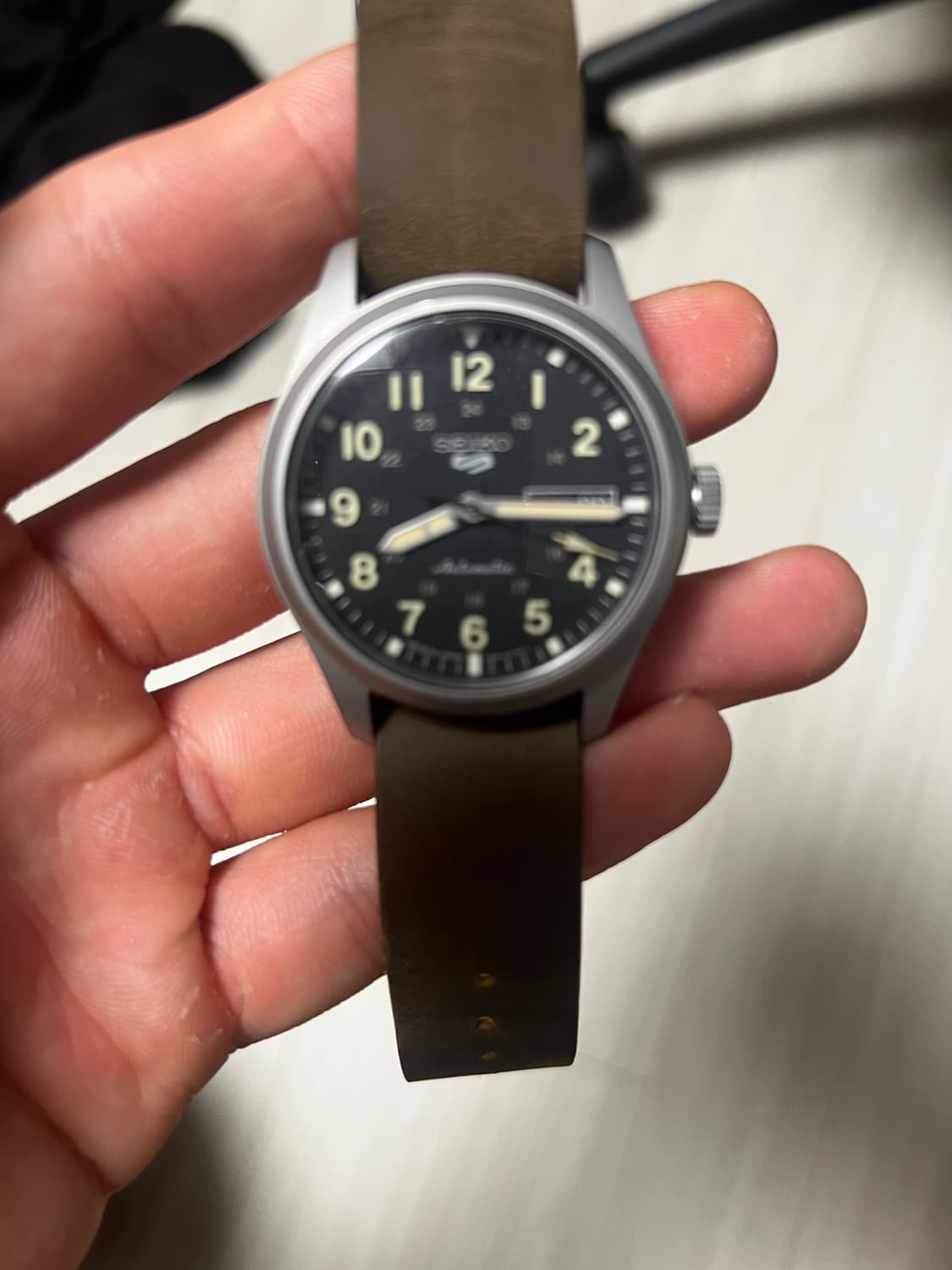 세이코5 srpg35k1 필드워츠 세키필드 카키필드 상품이미지3