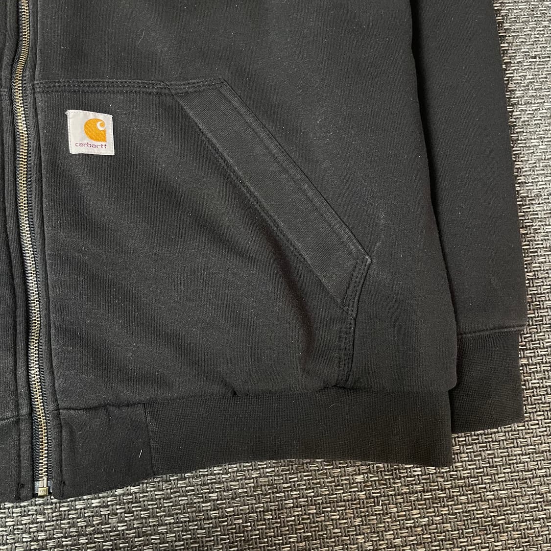 칼하트 워크웨어 써멀 다크 브라운 후드집업 L 상품이미지3