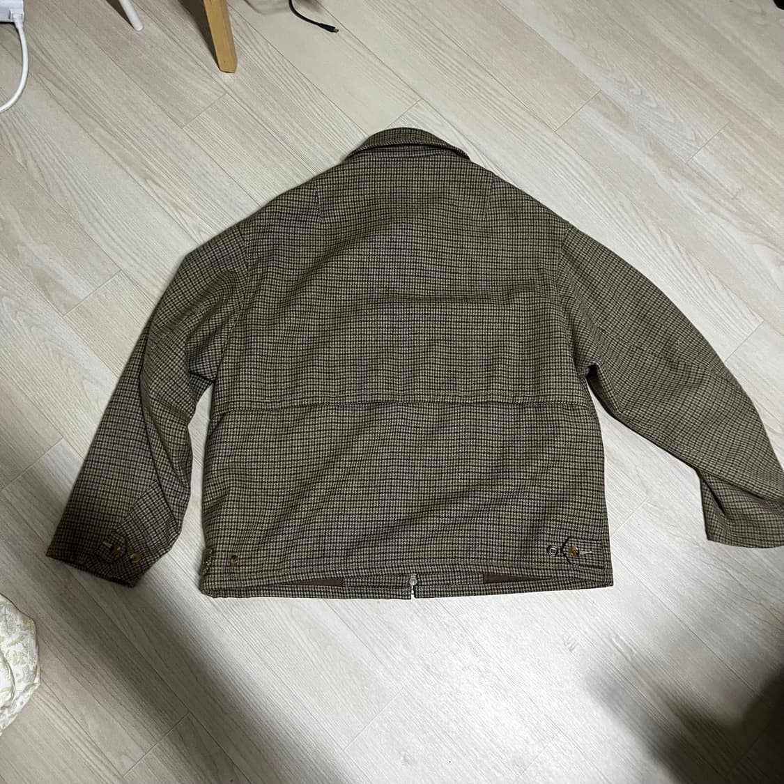 [38/100] 캡틴선샤인 스포츠 자켓 (카키 건클럽 - 울/알파카 혼방 상품이미지5