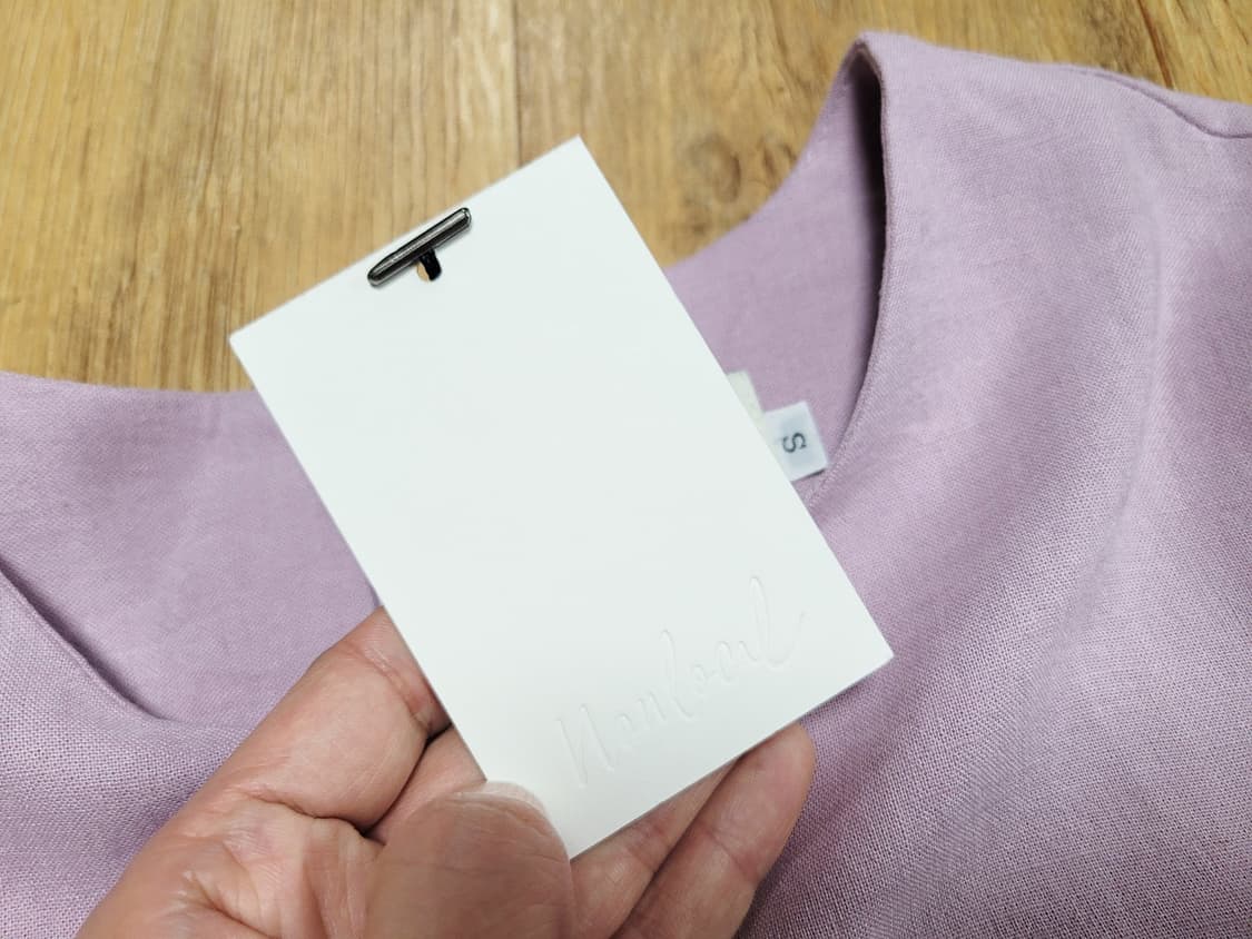 논로컬(NONLOCAL) 라벤다 린넨원피스 55 새상품 상품이미지5