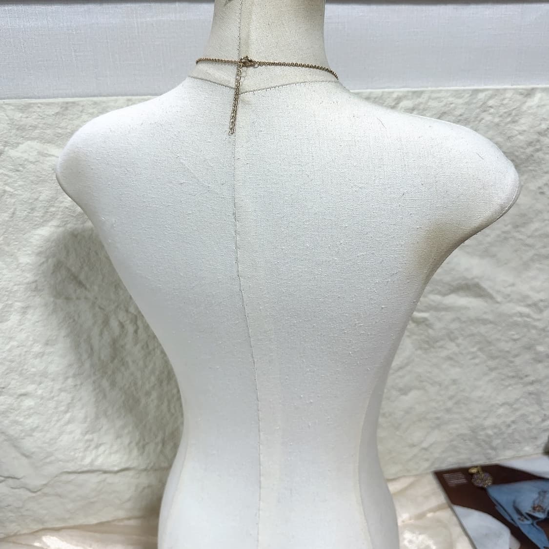 빈티지 해머링 링 목걸이 상품이미지3