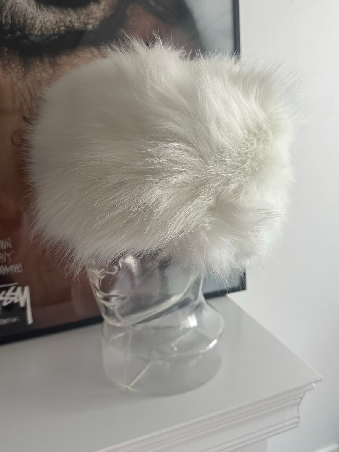 당일배송 퍼모자 화이트 털모자 상품이미지3