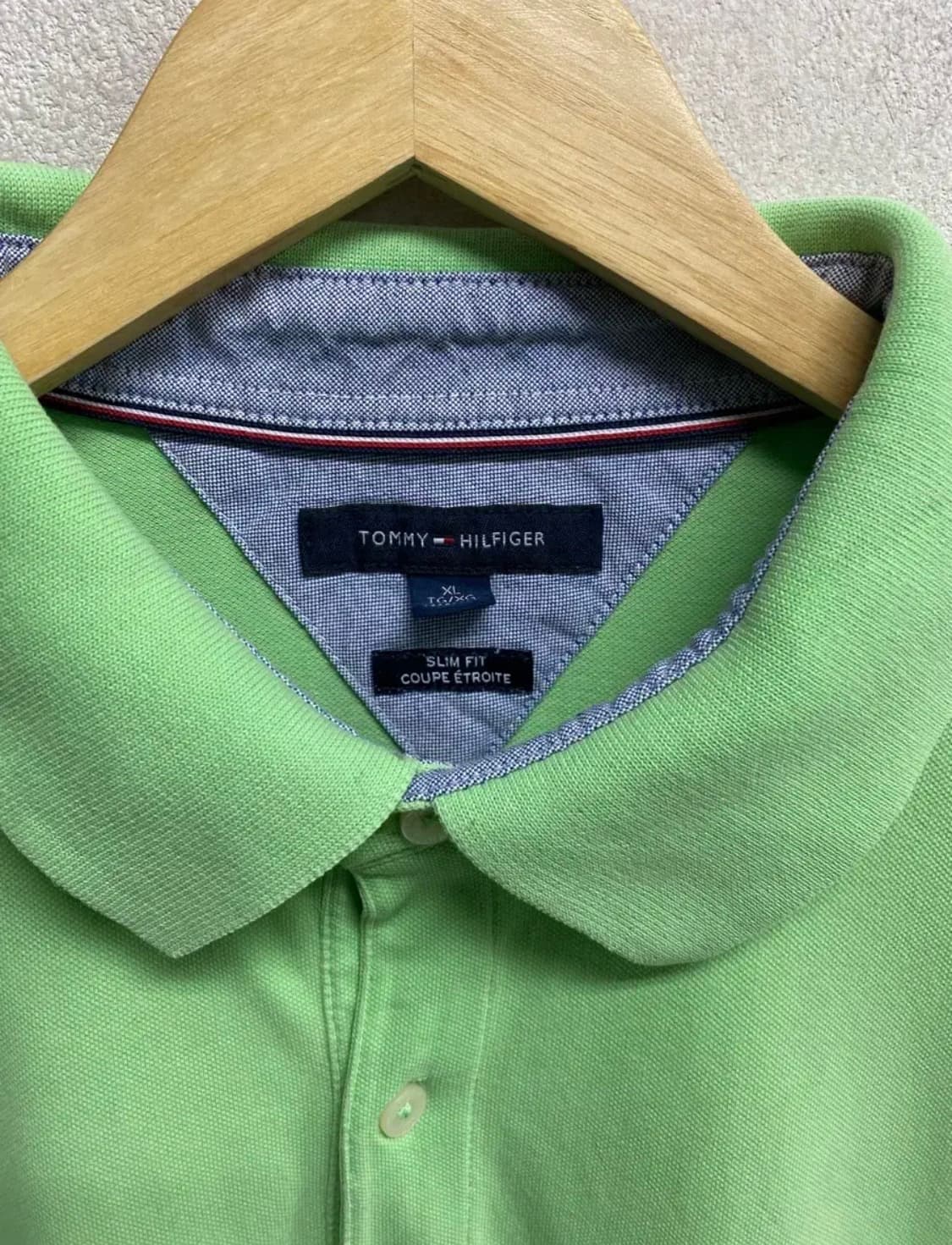 타미힐피거 그린 폴로 티셔츠 XL 상품이미지5