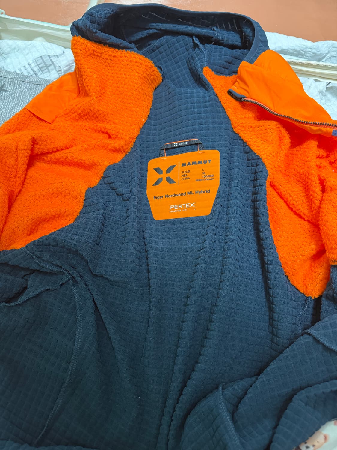 아이거 노드완드 미드레이어 하이브리드 후드 자켓 남성 M11E5FM008 상품이미지8