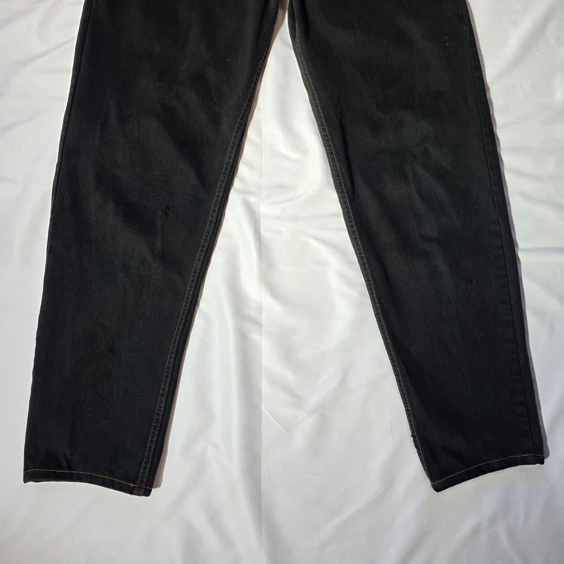 [W34L32]90s 리바이스 550 오렌지탭 블랙 데님팬츠 상품이미지3