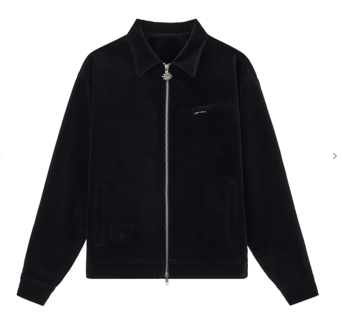 [M]stu 벨벳 집업 자켓 팝니다. 상품이미지1