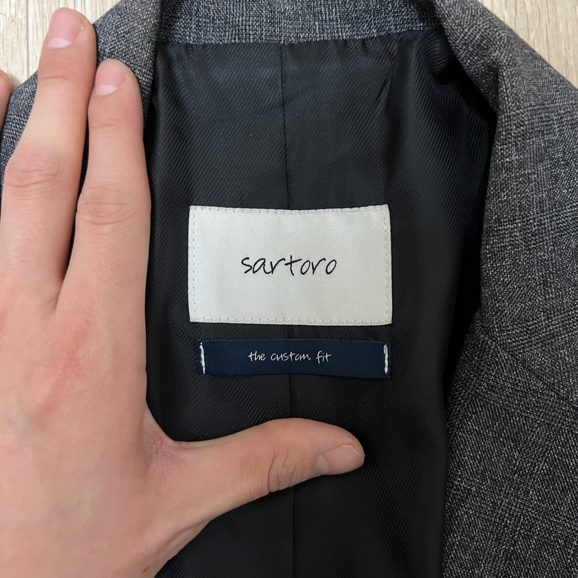 사토로 남성 울 블레이저 자켓 L/100  상품이미지4