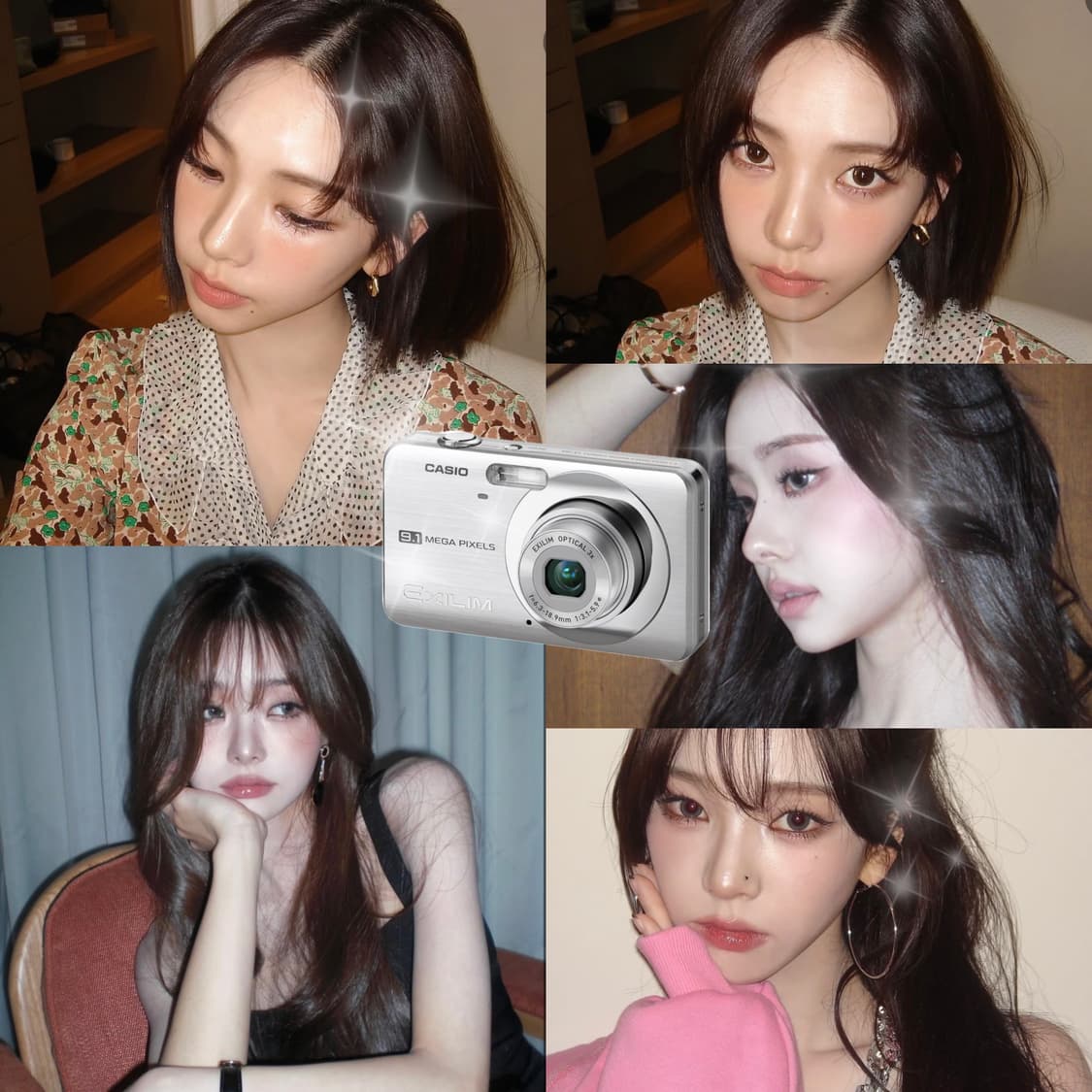 (극미품/카리나, 프리지아픽) Casio 엑슬림 카시오 z85 실버 상품이미지1
