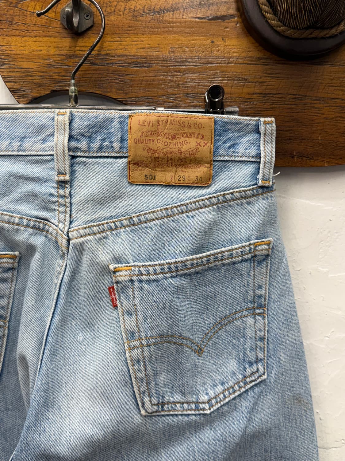 90s USA Levi's 501 Straight Denim Pants 상품이미지3