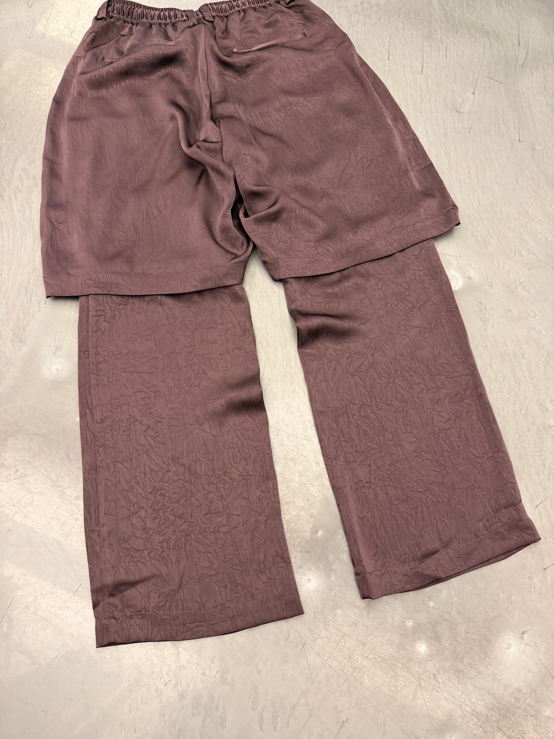HARE 2WAY LAYERED PANTS 레이어드 와이드팬츠 상품이미지7
