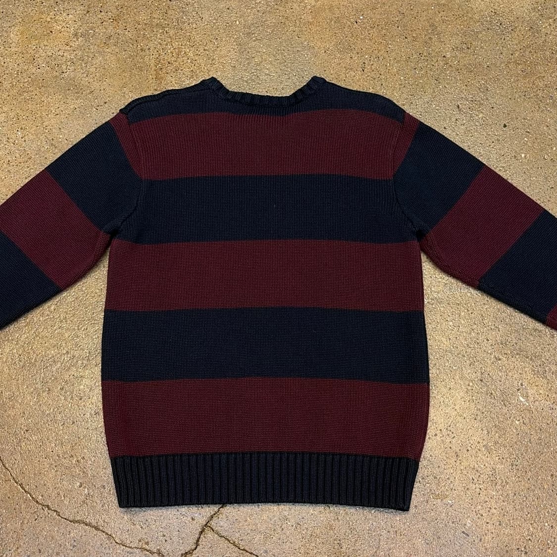90s Made in Japan 빈티지 폴로랄프로렌 스트라이프 니트 상품이미지5