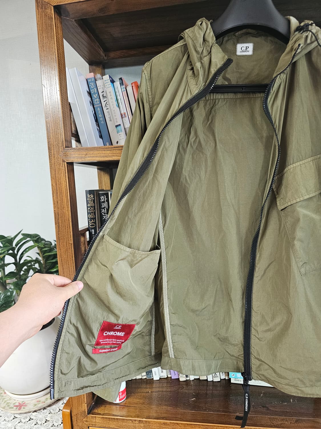 100-105)cp company 나일론 후드 자켓 팔아요 씨피 l 라지 상품이미지6