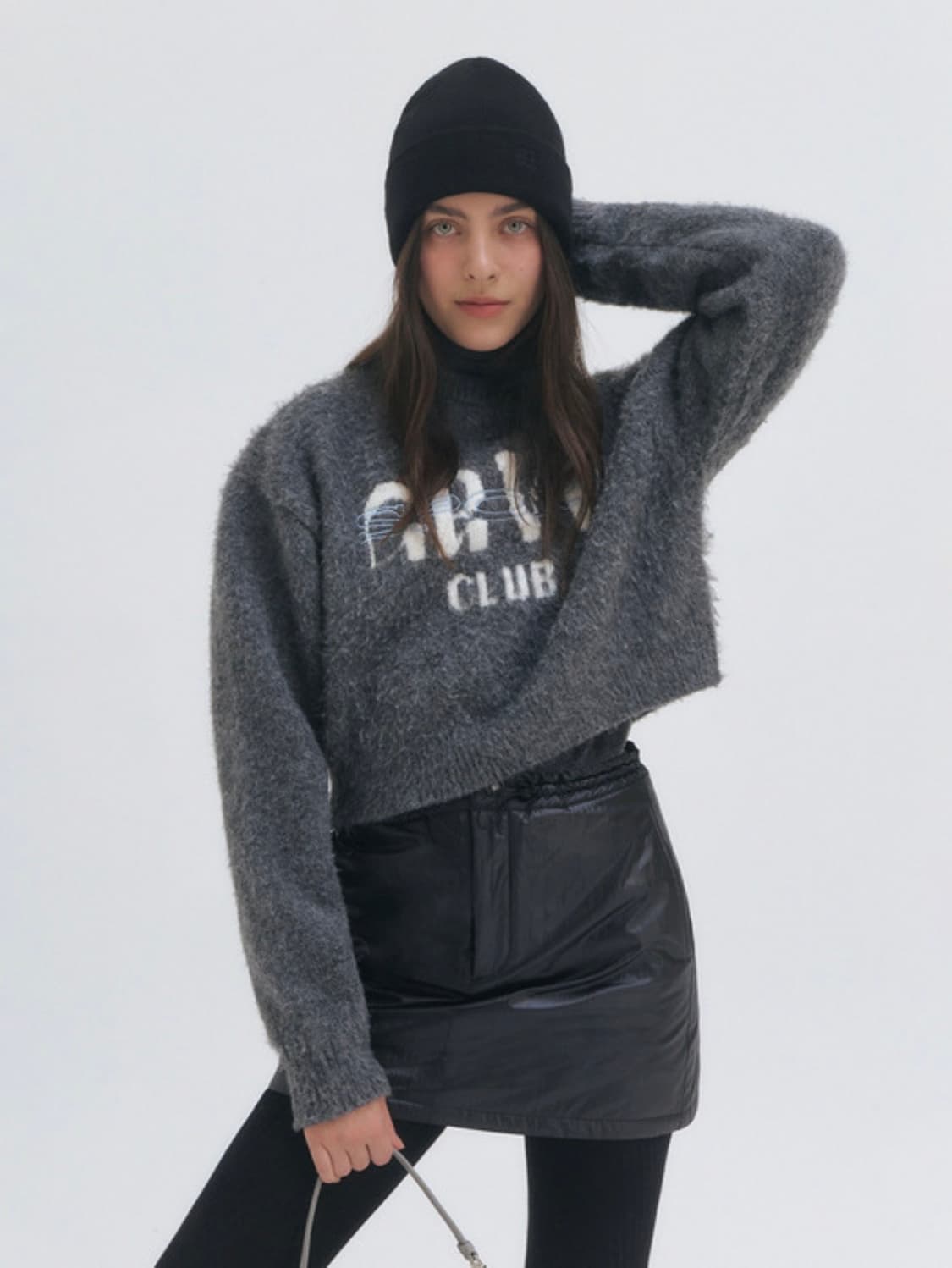 택O) 그로브 KINS 니트 그레이 [차정원 착용] 상품이미지2